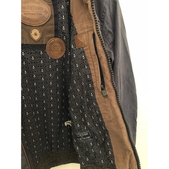 Naketano Brand New World Hooded Jacket Women’s Small Gray Full Zip Casual Hoodie - Picture 13 of 14